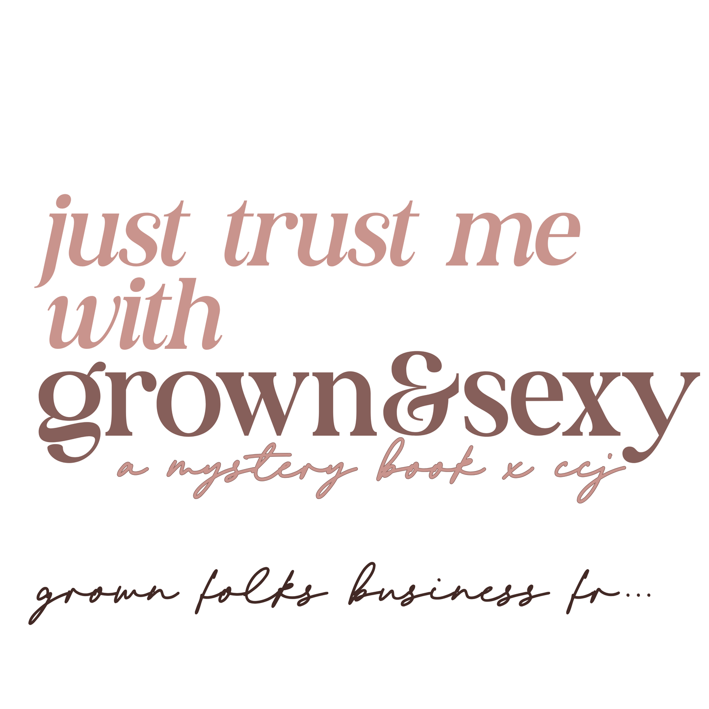 Just Trust Me - Blind Date w/a book
