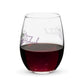 Honey Branch wine glass